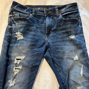 American eagle ripped jeans
